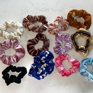 12 Hair Scrunchies!!! Including 2 of Kaitlyn Bristows sold out “DEW” scrunchies